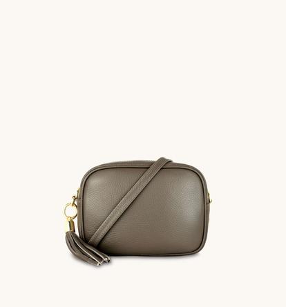 Multi The Tassel Latte Leather Crossbody Bag