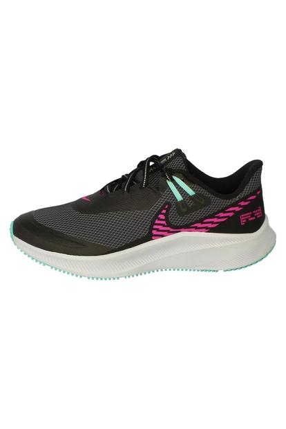 Black Nike Womens Quest 3 Shield Running Trainers