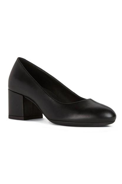 Black D Eleana A Nappa Leather Court Shoes