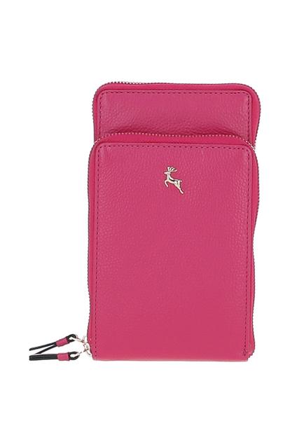 Pink 'Incanto Cuoio' Crossbody Phone Bag