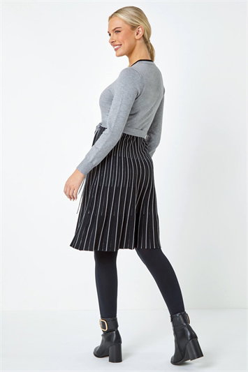 Petite Knitted Fit & Flare Dress 14470236