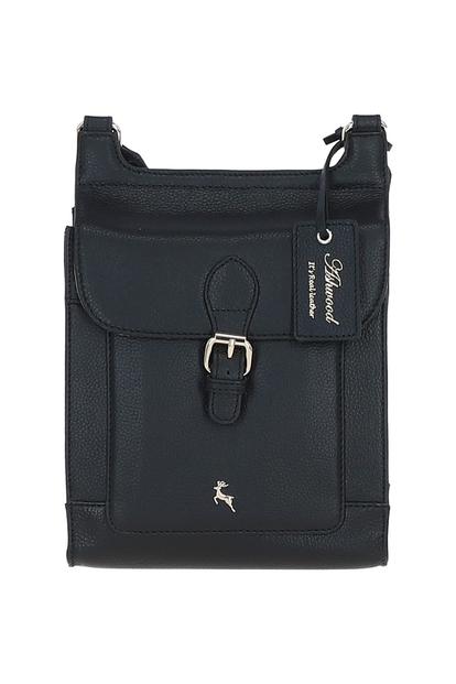 Pink 'Eclisse Cuoio' Real Leather Crossbody Bag
