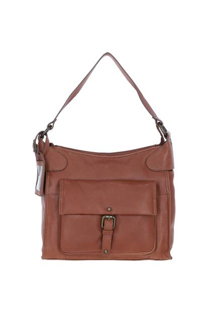 Brown 'Pelle Fantasia' Vintage-Inspired Shoulder Bag