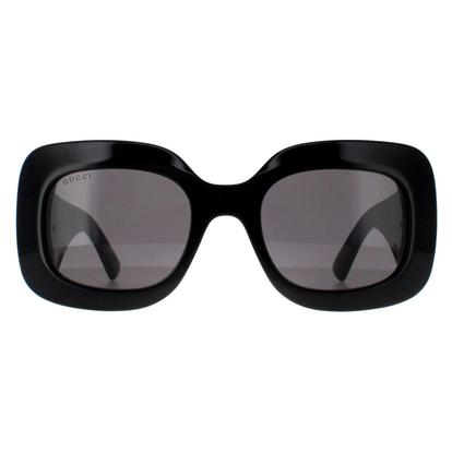 Black Square Black With Silver Grey Gg1695s