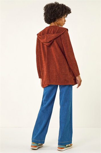 Longline Hooded Cardigan 19442181