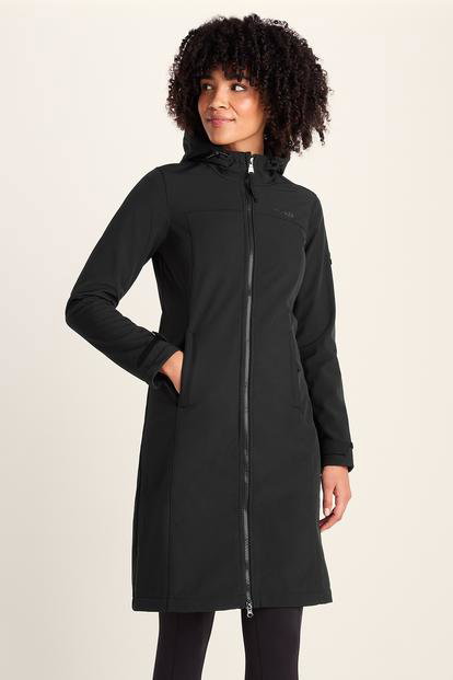 Pink Marina Long Water Resistant Softshell Jacket