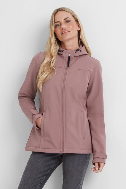 Pink Keld Softshell Hooded Jacket
