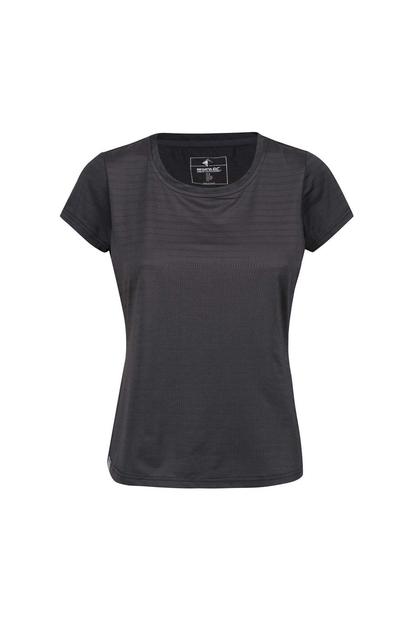 Grey Horizontal Stripe Regular Tshirt