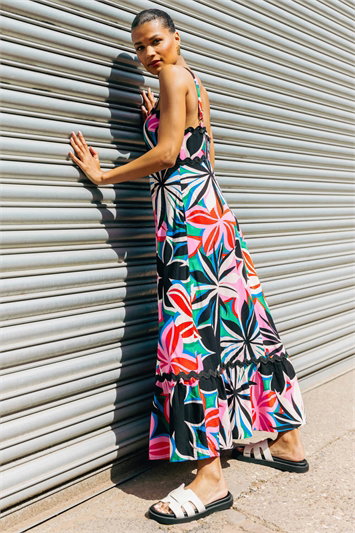 Floral Ric Rac Maxi Dress 14727132
