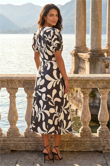 Dusk Swirl Print Ric Rac Dress 14736808