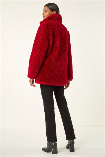 Curly Soft Borg Coat 12039778