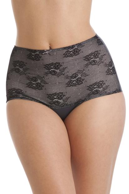 Black 2 Pack Seamless High Waist Floral Briefs