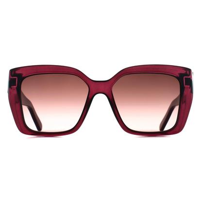 Pink Square Transparent Cyclamen Brown Gradient Sf1042s