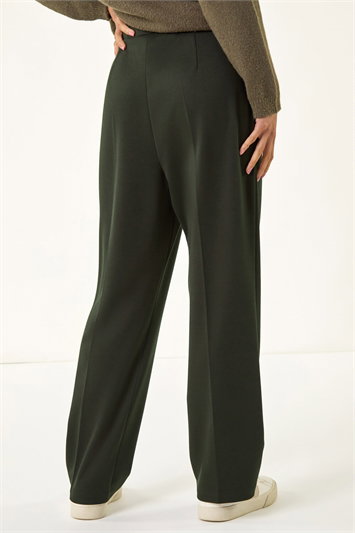 Petite Straight Leg Ponte Stretch Trouser 18070940