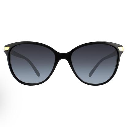 Black Cat Eye Black With Gold Detailing Grey Gradient Be4216 Sunglasses