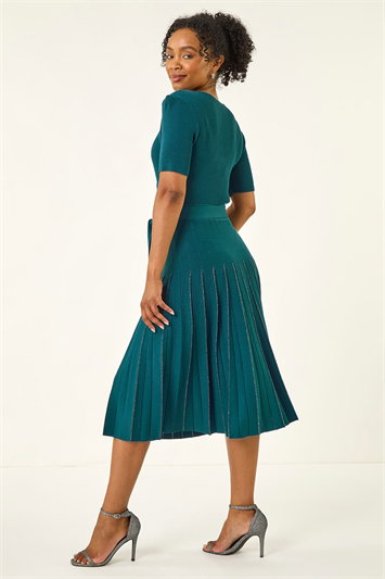 Petite Tie Waist Knitted Dress 14759191