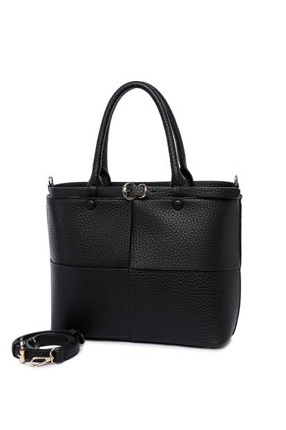 Black Buckle Shoulder Bag