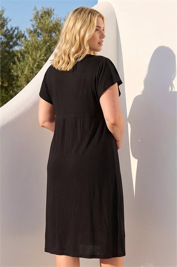 Curve Lace V-Neck Midi Dress 14724808