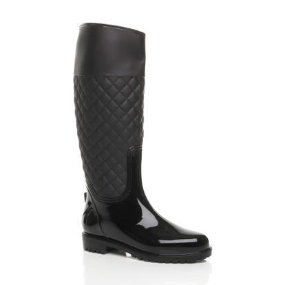 Black Festival Camping Waterproof Wellington Wellies