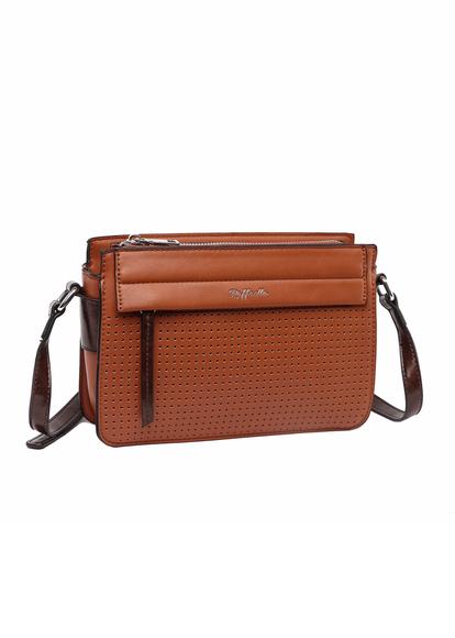 Orange Cross Body Satchel Bag