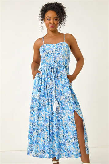 Petite Ditsy Floral Maxi Dress 14713409