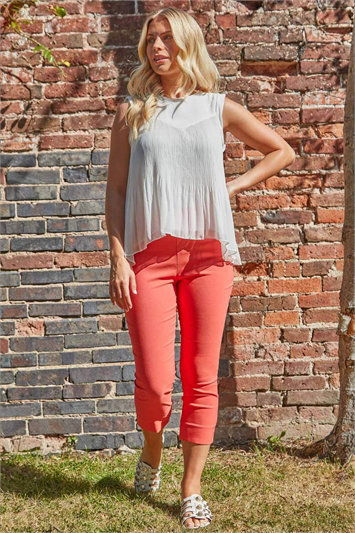 Pleated Chiffon Top 20045538