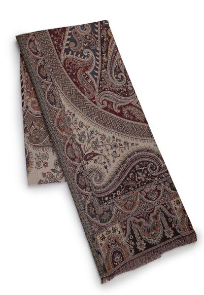 Multi Kashmiri Jamawar Scarf