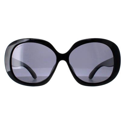 Black Butterfly Shiny Black Smoke Polarized Mp63