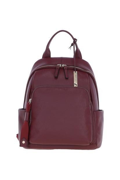 Pink 'Lusso Legato' Real Leather Backpack