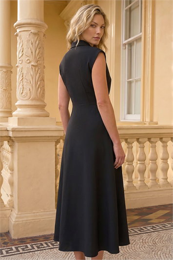 Fit and Flare Tie Dress 14955008