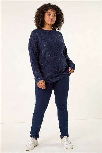 Curve Hotfix Longline Knit Jumper 16239260