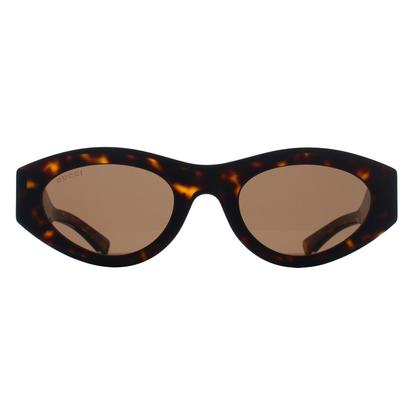 Brown Oval Havana Brown Gg2065s