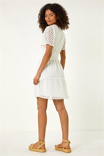 Dusk Broderie Anglaise Tiered Dress 14713794