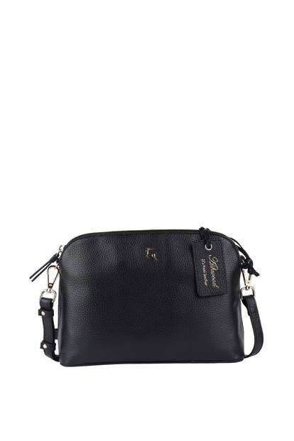 Black 'Brill' Leather Shoulder Bag