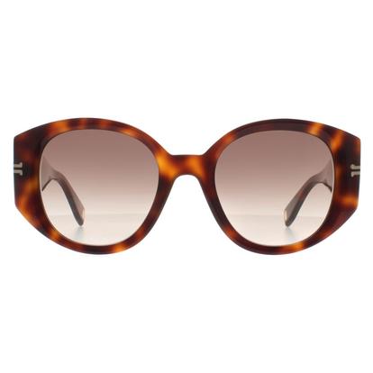Brown Oval Havana Brown Gradient Mj 1052/S