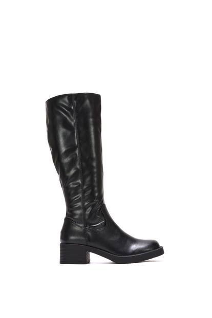 'Nyx' Knee High Equestrian Style Biker Riding Boots M000013982