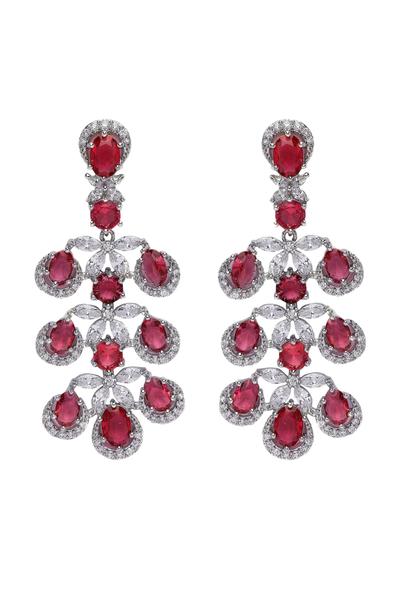 Pink Diva Antique Dangle Earrings