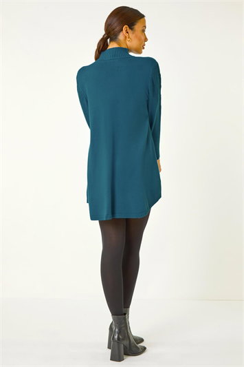Embellished Stitch Knitted Dress 14712309
