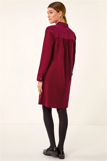 Corduroy Tunic Shirt Dress 14279078