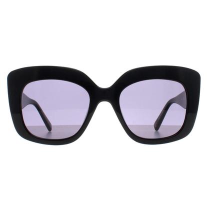 Black Cat Eye Gloss Solid Black Grey Tb1675 Hattie