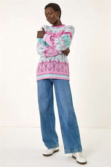 Ombre Stripe Knit Jumper 16235972