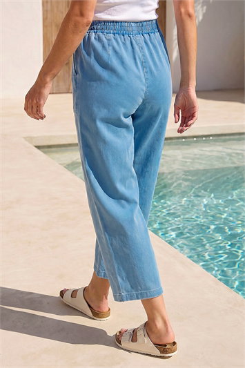 Petite Stretch Denim Trousers 18124529