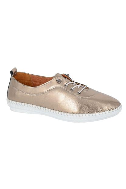 Metallic Metallic Leather Casual Shoes
