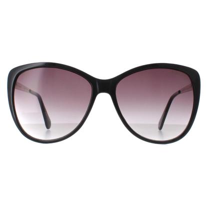 Black Cat Eye Glossy Black Purple Gwyneth
