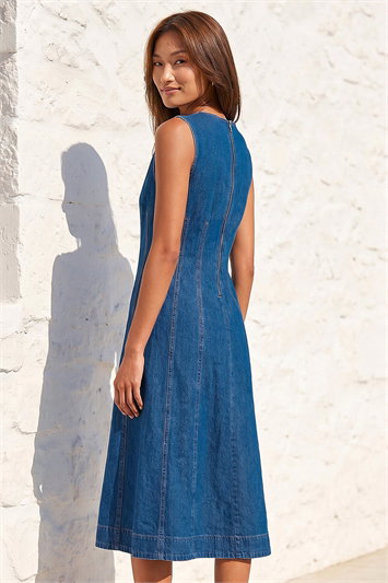 Panel Detail Midi Dress 14739229
