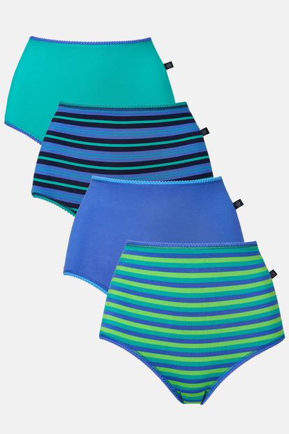Multi Pack Of Four "Perfect Day" Bamboo Full Briefs