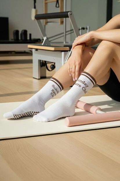 Multi Printed Non Slip Cotton Knit Yoga Socks