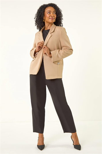 Petite Pocket Detail Stretch Blazer 15047788