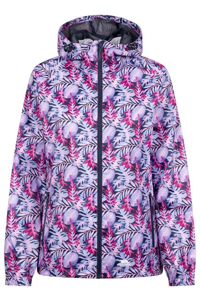 Multi Indulge Foliage Print Packaway Jacket