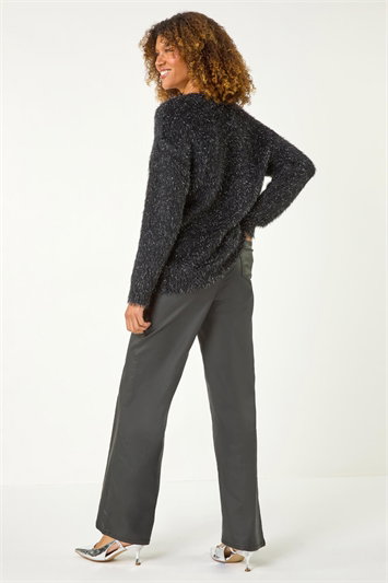 Tinsel Detail Knit Jumper 16137518